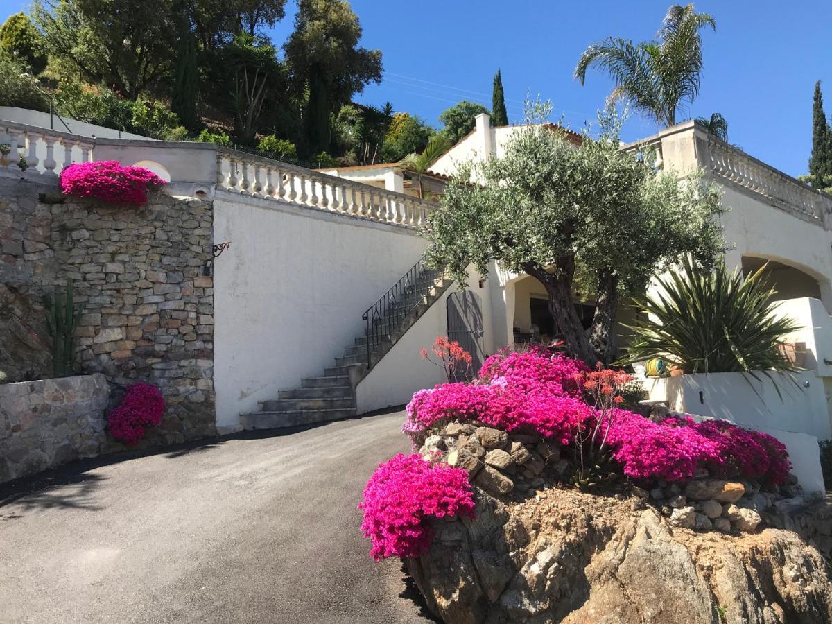 3 Bedrooms Villa Near Cannes - Pool & Jacuzzi - Sea View Mandelieu Εξωτερικό φωτογραφία