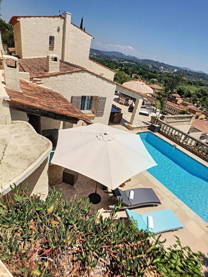 3 Bedrooms Villa Near Cannes - Pool & Jacuzzi - Sea View Mandelieu Εξωτερικό φωτογραφία